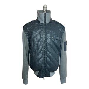 Belstaff Hooded Gilet Jacket Vest Removable Sleevs EU Size L